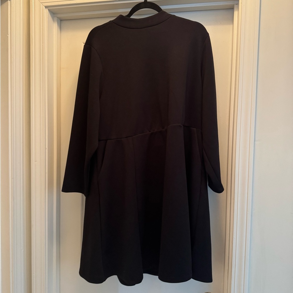 NWT Torrid Mini Studio Cupro Mock Neck Dress
